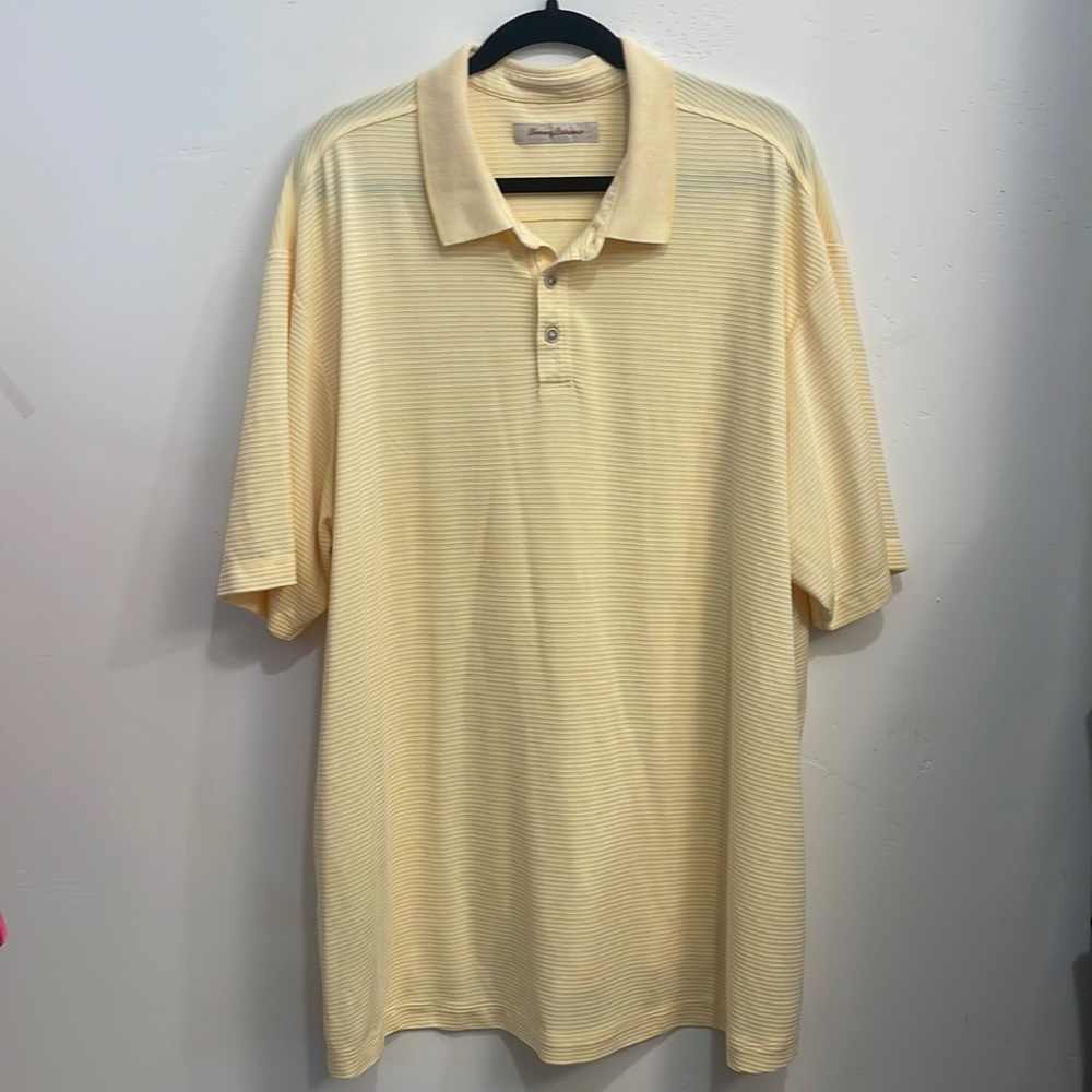 Tommy‎ bahama yellow polo shirt size 2X